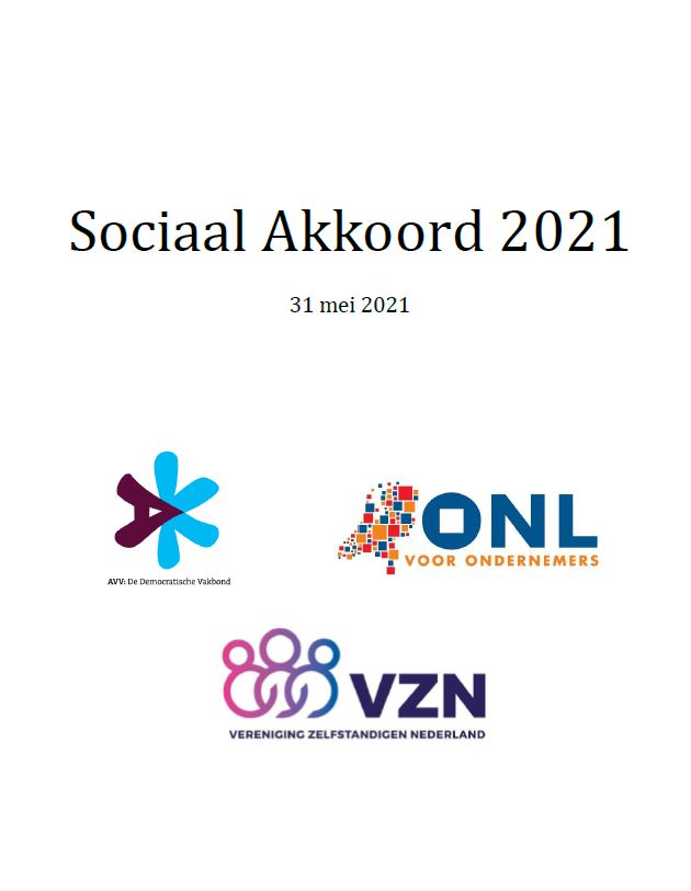 Het sociaal akkoord 2021 volgens VZN, ONL en AVV