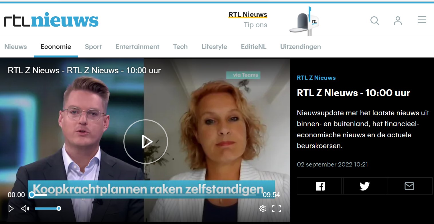 Arbeidsmarkt aan modernisering toe. VZN op RTLZ Nieuws