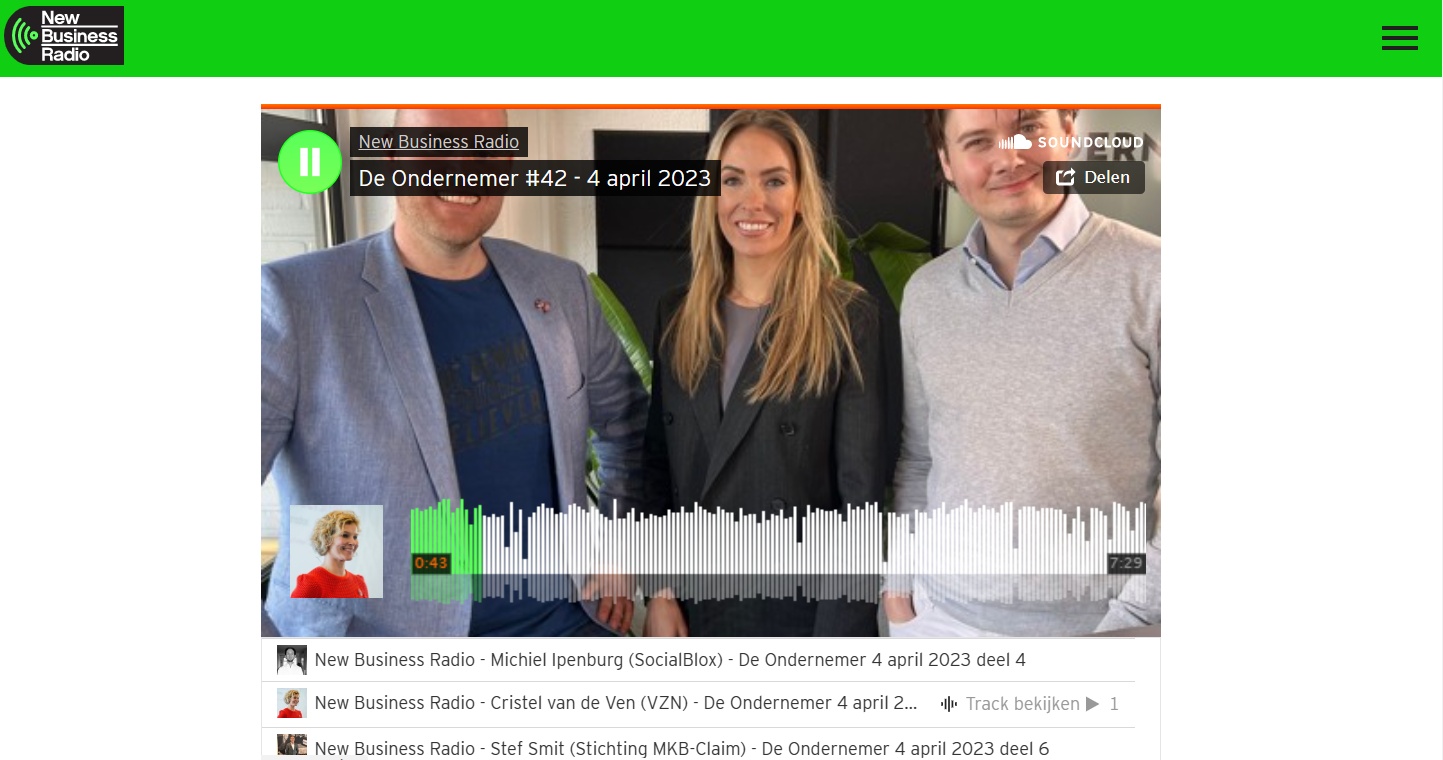 Liever een collectieve basisvoorziening voor alle werkenden. VZN bij New Business Radio