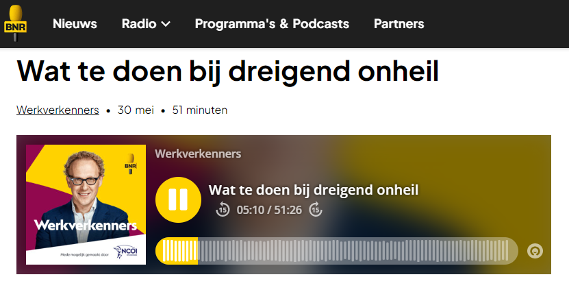 Wat vinden zelfstandigen van verplichte AOV? VZN bij BNR Werkverkenners